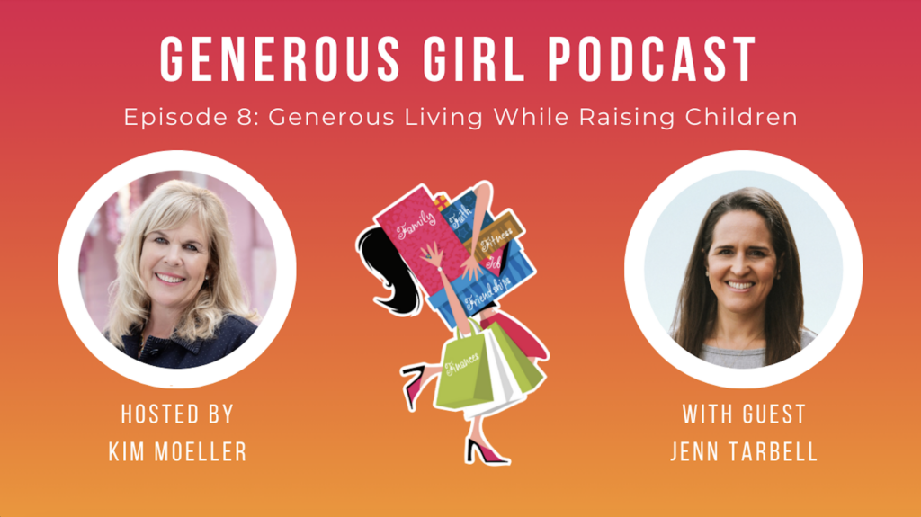 Jenn Tarbell and Kim Moeller recording the Generous Girl podcast